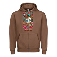 Chestnut Play Ball Baseball With Pink Flowers 12 Oz Slim Can Cooler Zipper Hoodie - BundleAndBundleShop