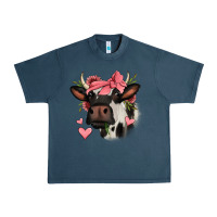Midnight Navy valentines day cow Urban Heavy Tee - Jasminsmagicworld