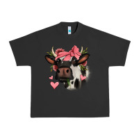 Pigment Black valentines day cow Urban Heavy Tee - Jasminsmagicworld