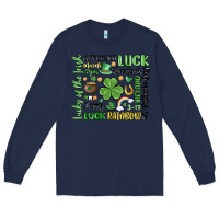 Navy st. patricks day Long Sleeve Tee - MaliasSmallBusiness