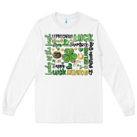 White st. patricks day Long Sleeve Tee - MaliasSmallBusiness