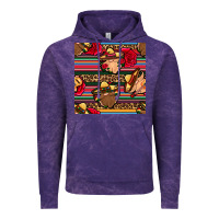 Cloud Purple mexican gnomes seamless pattern Vintage Hoodie - BundleAndBundleShop
