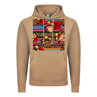 Vintage Coffee mexican gnomes seamless pattern Vintage Hoodie - BundleAndBundleShop