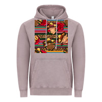 Vintage Zinc mexican gnomes seamless pattern Vintage Hoodie - BundleAndBundleShop