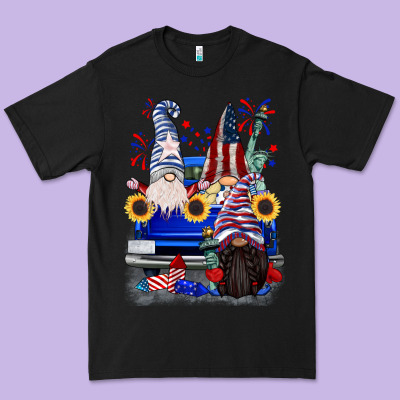 4th Of July Gnomes Truck Premium Tee Designed By Cowgirlartshop