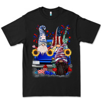 Black 4th of July gnomes truck Premium Tee - CowGirlArtShop