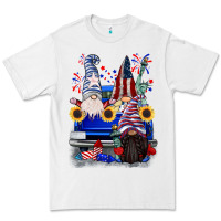 White 4th of July gnomes truck Premium Tee - CowGirlArtShop