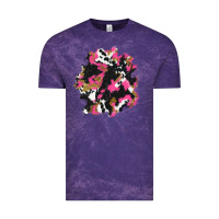 Cloud Purple valentine's day cow patches Vintage Tee - AdoDesignShop