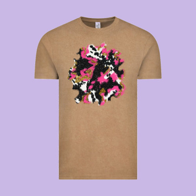 Valentine's Day Cow Patches Vintage Tee Designed By Adodesignshop