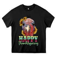 Black happy thanksgiving turkey Heavy Core Tee - RanaPortraitStore