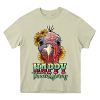 Happy Thanksgiving Turkey Heavy Core Tee | Teevron