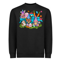Black Easter gnomies with truck Heavyweight Sweatshirt - NancyCooperArtShop