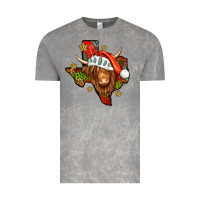 Cloud Rock Shaggy cow Texas Christmas Vintage Tee - Jasminsmagicworld