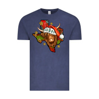 Vintage Denim Shaggy cow Texas Christmas Vintage Tee - Jasminsmagicworld