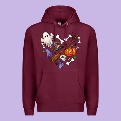 Love Halloween Premium Hoodie Designed By Nancycooperartshop