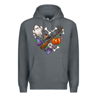 Rock Love Halloween Premium Hoodie - NancyCooperArtShop