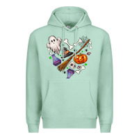 Seafoam Love Halloween Premium Hoodie - NancyCooperArtShop