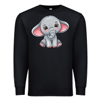 Black elephant Premium Sweatshirt - texasbilliewilder