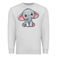 Dove Grey elephant Premium Sweatshirt - texasbilliewilder