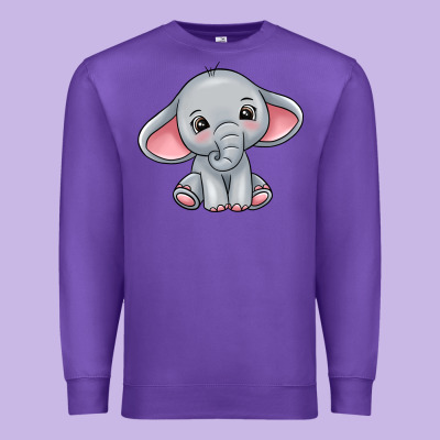 Elephant Premium Sweatshirt Designed By Texasbilliewilder