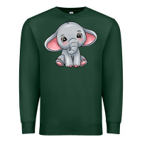 Sports Green elephant Premium Sweatshirt - texasbilliewilder