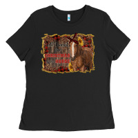 Black all i want for christmas is a horse Ladies Tee - RanaPortraitStore