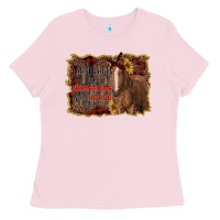 Bubblegum Pink all i want for christmas is a horse Ladies Tee - RanaPortraitStore