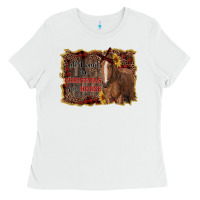 White all i want for christmas is a horse Ladies Tee - RanaPortraitStore