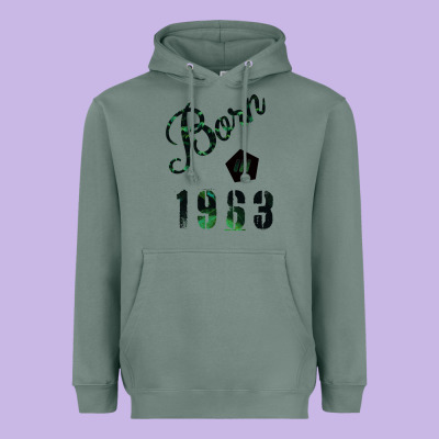 Born In 1963 Heavyweight Hoodie Designed By Bettercallsaul