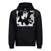 Black Black White Cowhide Tumbler Urban Hoodie - CowCowDesign