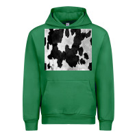 Emerald Black White Cowhide Tumbler Urban Hoodie - CowCowDesign