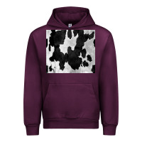 Mauve Wine Black White Cowhide Tumbler Urban Hoodie - CowCowDesign
