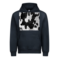 Navy Black White Cowhide Tumbler Urban Hoodie - CowCowDesign
