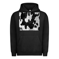 Pigment Black Black White Cowhide Tumbler Urban Hoodie - CowCowDesign