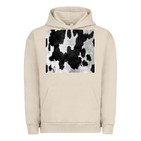 Pigment French Oak Black White Cowhide Tumbler Urban Hoodie - CowCowDesign