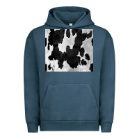 Pigment Midnight Navy Black White Cowhide Tumbler Urban Hoodie - CowCowDesign
