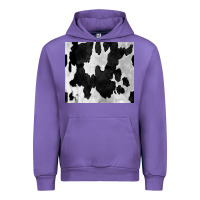 Tulip Black White Cowhide Tumbler Urban Hoodie - CowCowDesign