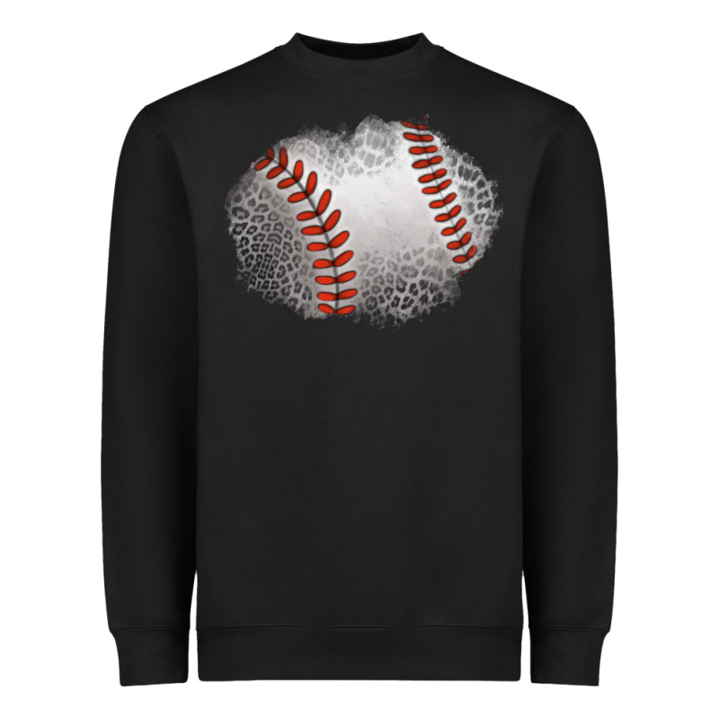 Leopard Baseball Patch Heavyweight Sweatshirt by Jasminsmagicworld | Teevron