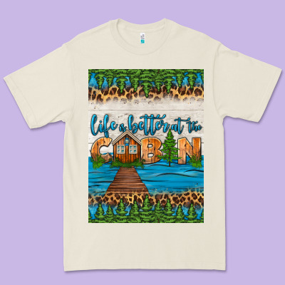 Life Is Better At The Cabin Air Freshener Premium Tee Designed By Hra Design Shop