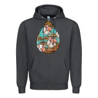 Smoke american football and western roses teardrop Zipper Hoodie - BundleAndBundleShop