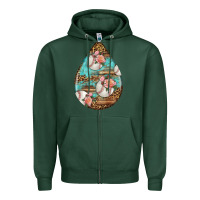 American Football And Western Roses Teardrop Zipper Hoodie | Teevron
