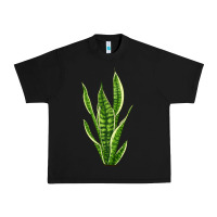 Black snake plant Urban Heavy Tee - LillyAllenDesigns