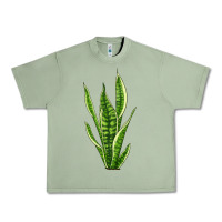 Oil Green snake plant Urban Heavy Tee - LillyAllenDesigns
