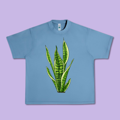 Snake Plant Urban Heavy Tee Designed By Lillyallendesigns