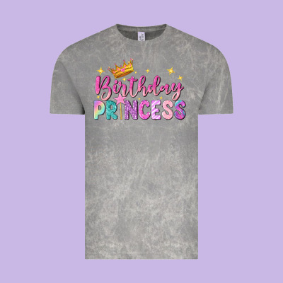 Birthday Princess Vintage Tee Designed By Nancycooperartshop