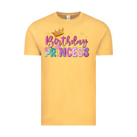 Vintage Mustard birthday princess Vintage Tee - NancyCooperArtShop