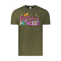 Vintage Olive birthday princess Vintage Tee - NancyCooperArtShop