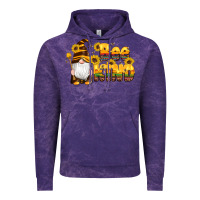 Cloud Purple western bee kind gnomes bee honey sunflowers leopard serape Vintage Hoodie - Artiststas