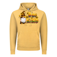 Vintage Mustard western bee kind gnomes bee honey sunflowers leopard serape Vintage Hoodie - Artiststas