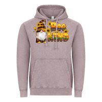 Vintage Zinc western bee kind gnomes bee honey sunflowers leopard serape Vintage Hoodie - Artiststas
